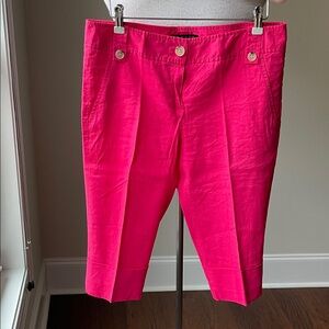 Theory Vivid Pink Women's Capris